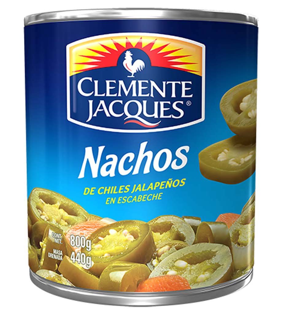 Clemente Jacques · Chiles jalapeños nacho (800 g)