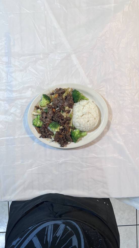 Beef Stirfry Vegetables with Rice