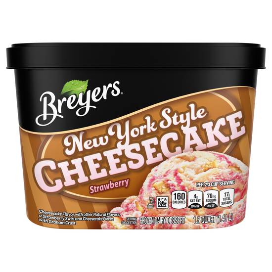 Breyers New York Style Strawberry Cheesecake Ice Cream