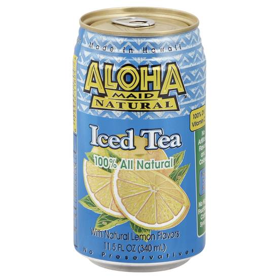 Aloha Maid Natural Lemon Iced Tea (11.5 fl oz)