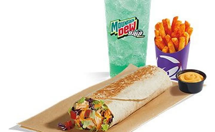 Slow-Roasted Cantina® Chicken Burrito Combo