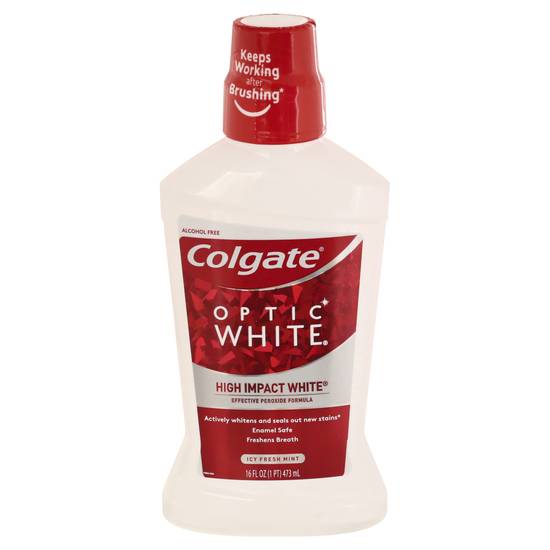 Colgate Optic White Icy Fresh Mint Mouthwash