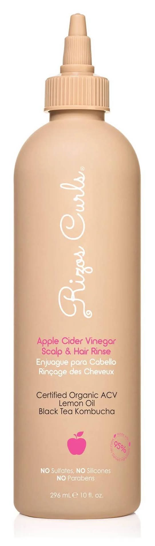 Rizos Curls Scalp & Hair Rinse, Apple Cider Vinegar (10 fl oz)