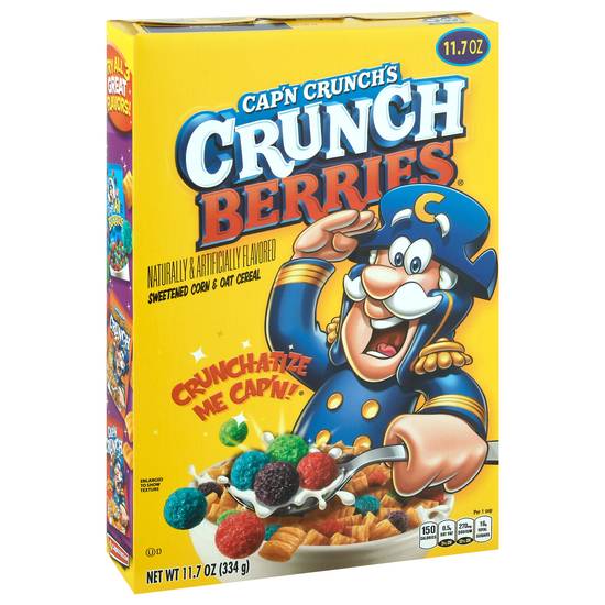 Cap'n Crunch Berries Sweetened Corn & Oat Cereal