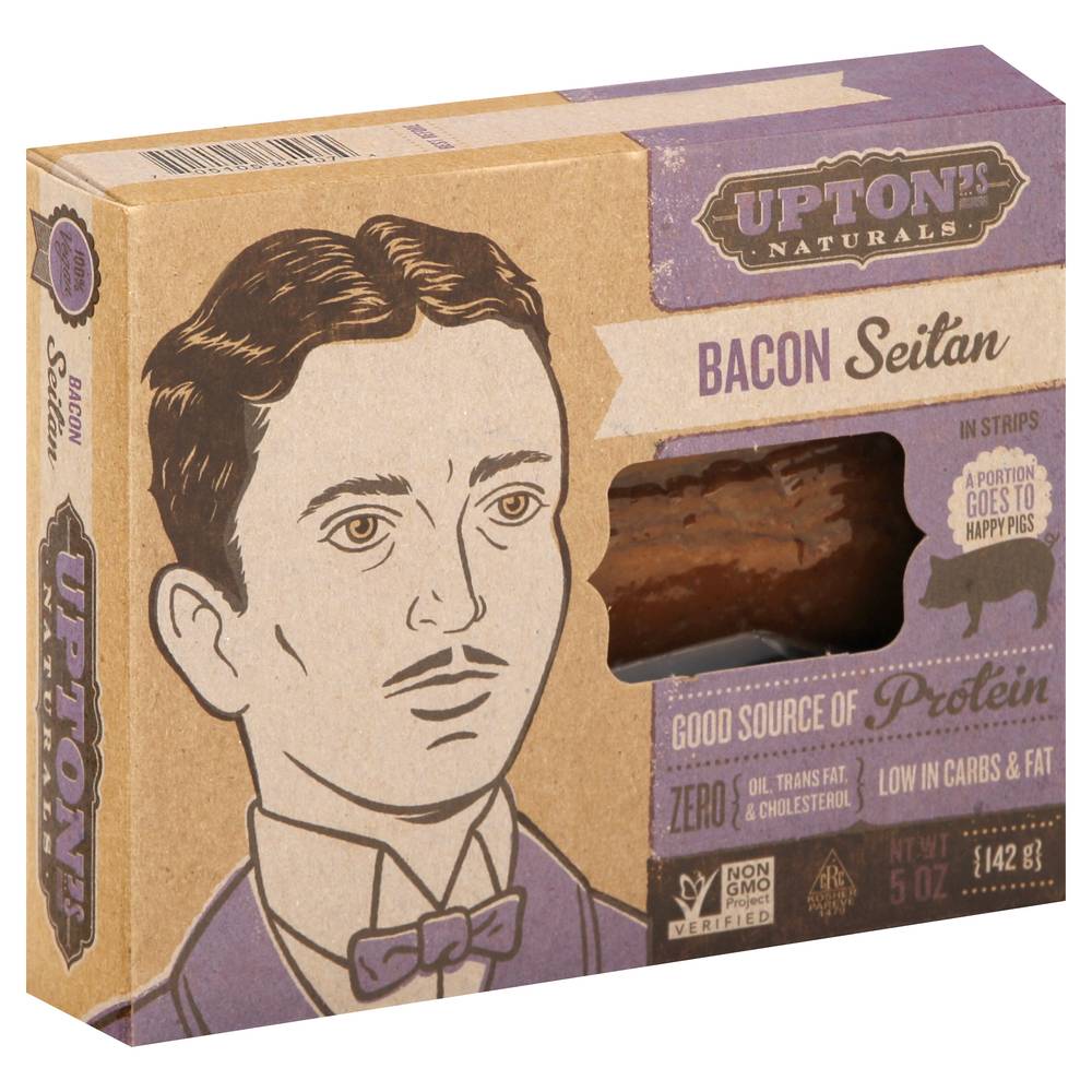 Upton's Naturals Bacon Protein Seitan in Strips