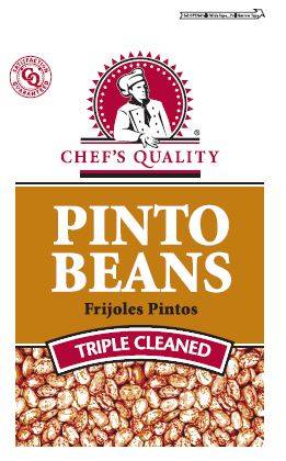 Chef's Quality - Triple Cleaned Pinto Beans - 50 lbs (Case of 1)