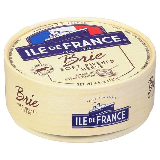 Ile De France Original French Recipe Brie Soft Ripened Cheese