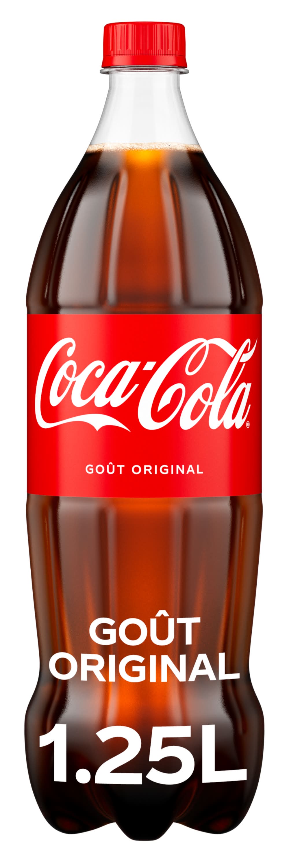Coca-Cola - Soda au cola aromatisé, original (1,25L)
