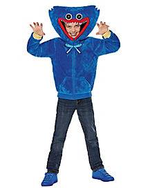 Kids Huggy Wuggy Zip-Up Hoodie - Poppy Playtime (Child Medium)