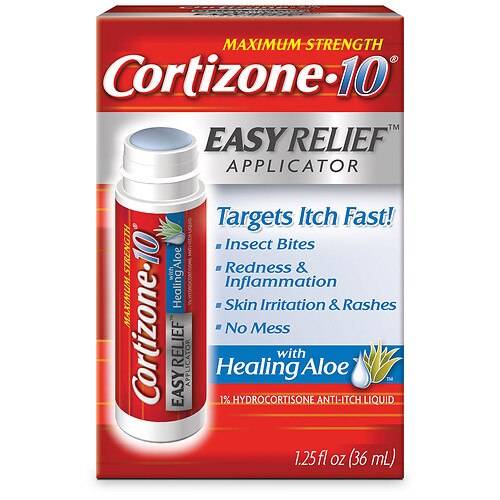 Cortizone 10 Anti-Itch Liquid, Easy Relief Applicator - 1.25 fl oz