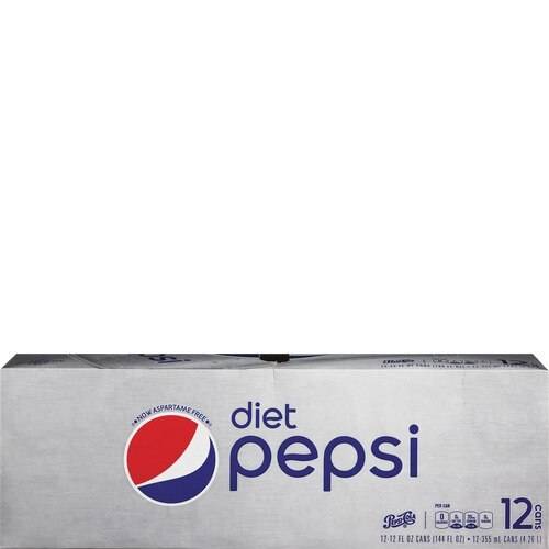 Diet Pepsi Zero Calorie Can 12 ct, 12 oz