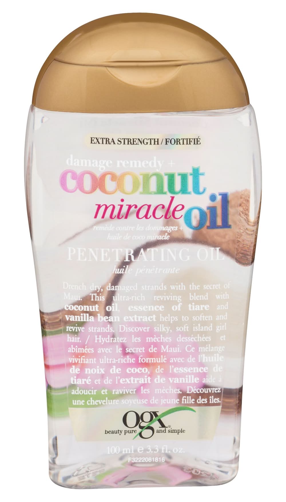 OGX Extra Strength Damage Remedy + Coconut Miracle Penetrating Oil (100 ml)