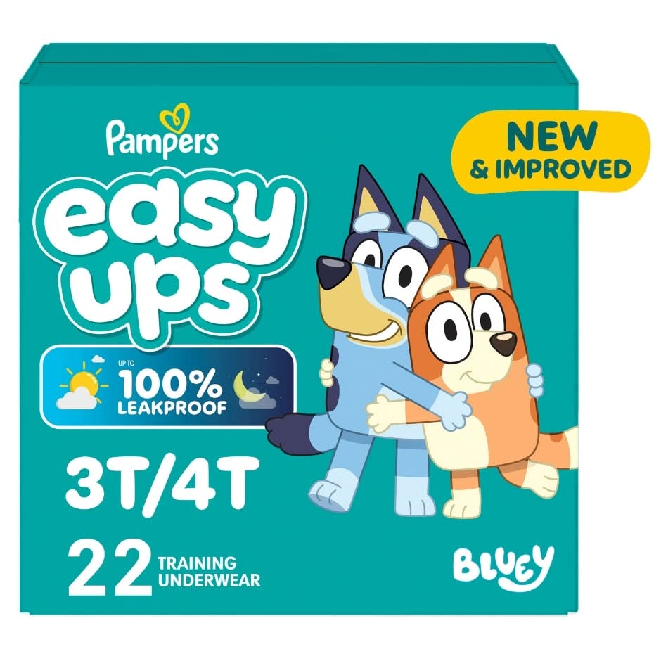 Pampers Easy Ups Boys Training Pants, 3-4T (22 ct)