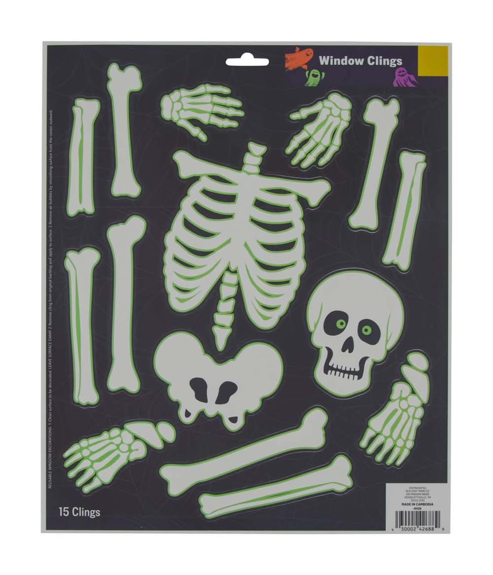 Halloween Window Spider Clings Decor