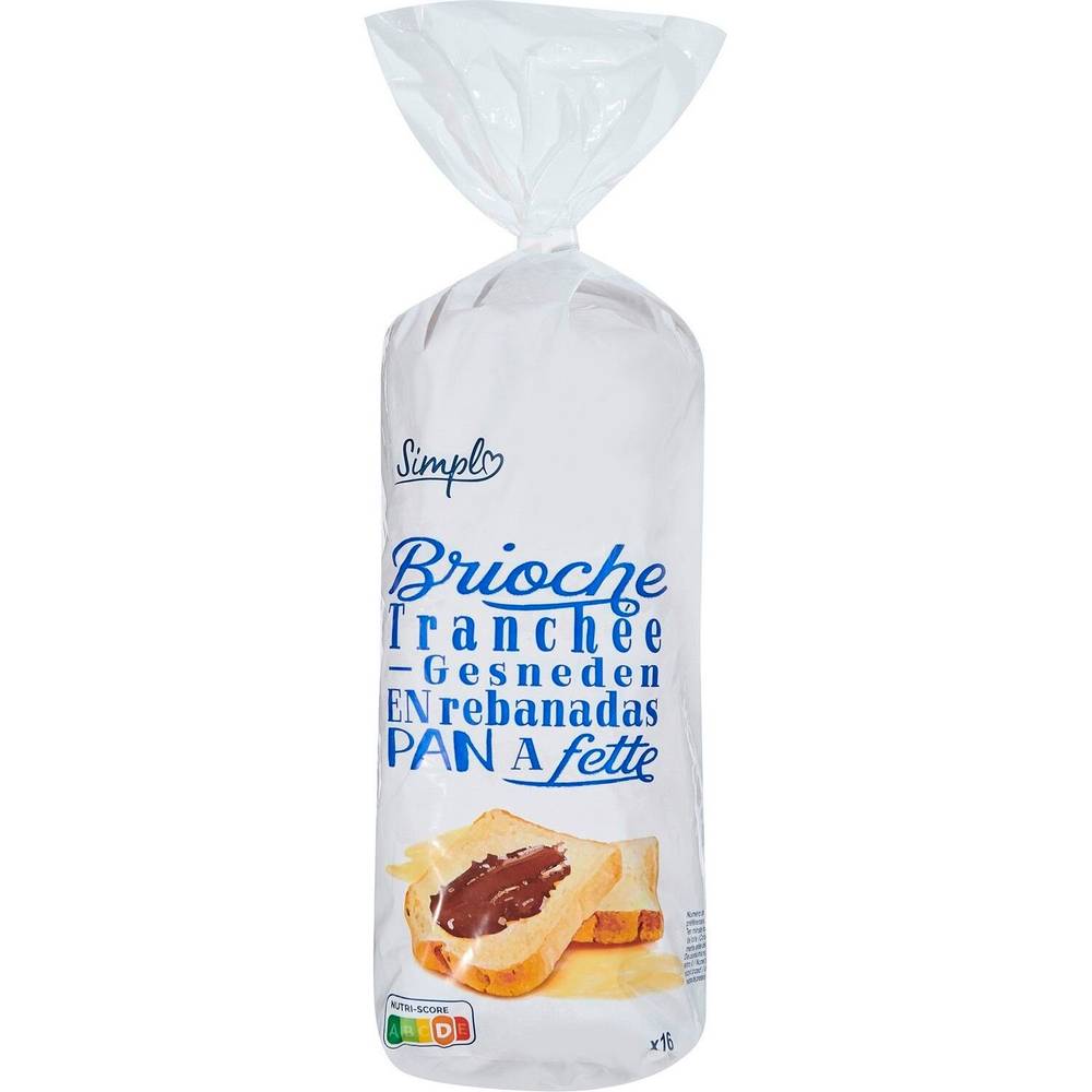 Simpl - Brioche tranchée (500g)