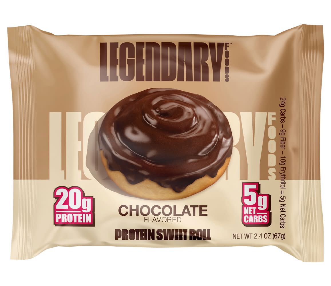 Legendary Foods Chocolate Flavored Protein Sweet Roll (2.2 oz)