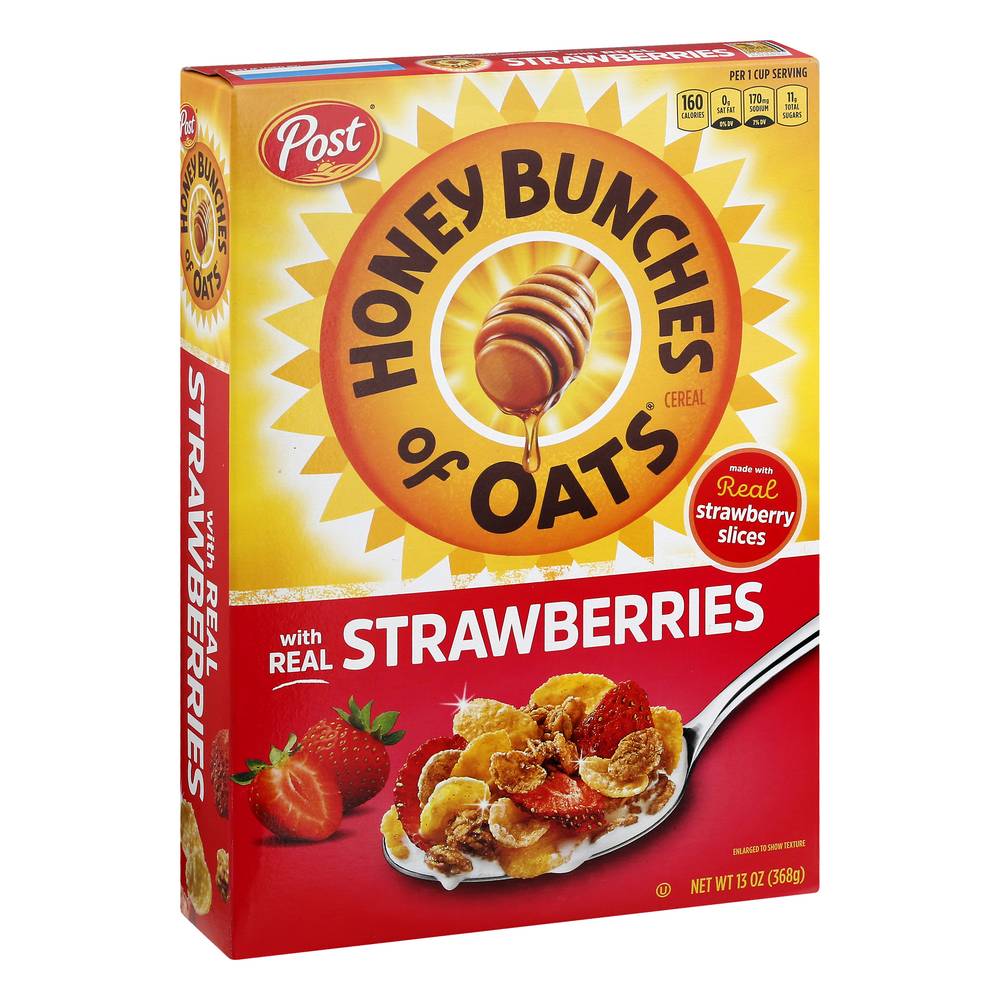 Honey Bunches Of Oats Cereal, Strawberries (13 oz)