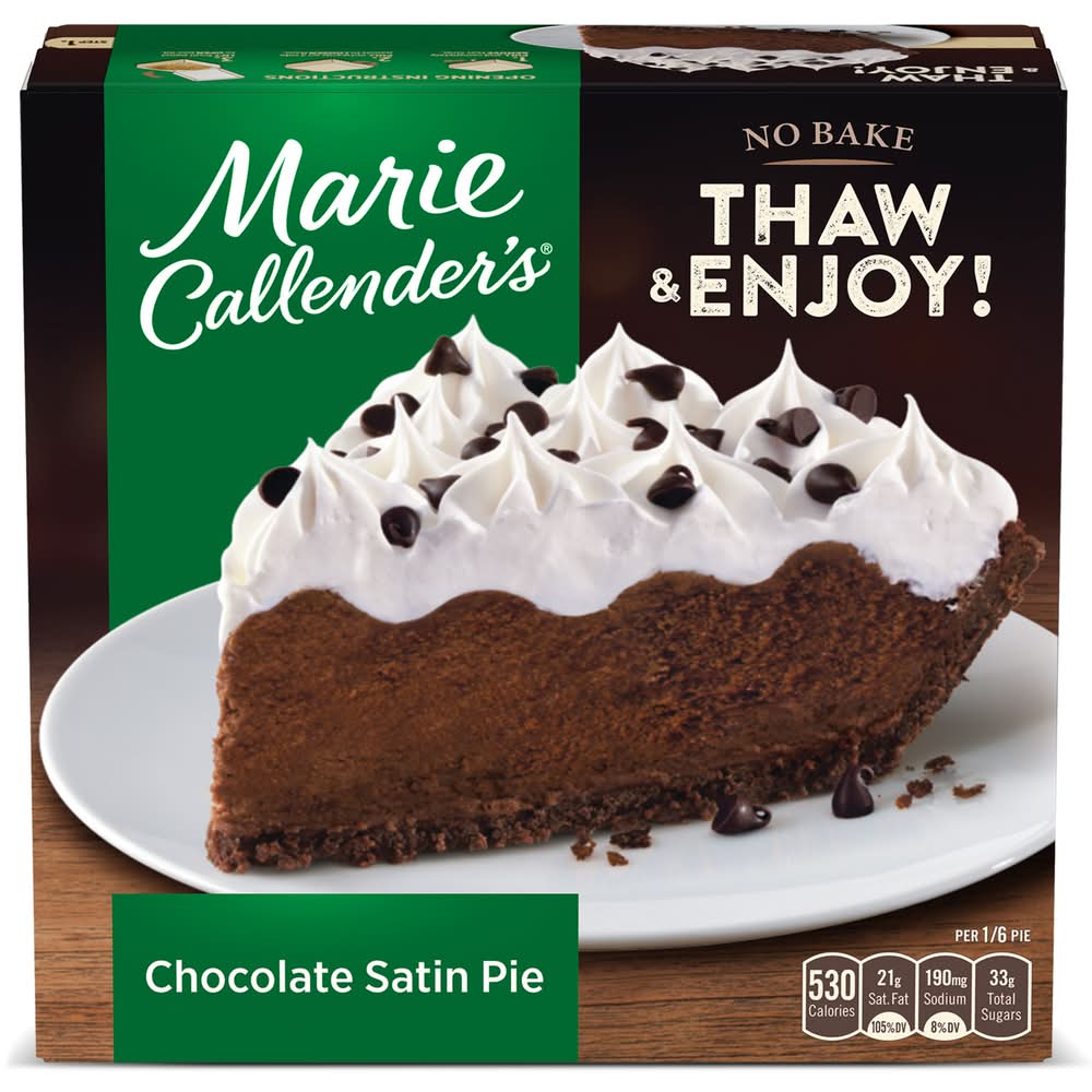Marie Callender's Chocolate Satin Pie (25.6 oz)