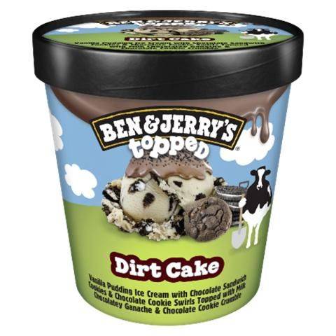 Ben & Jerry's Dirt Cake Topped Pint