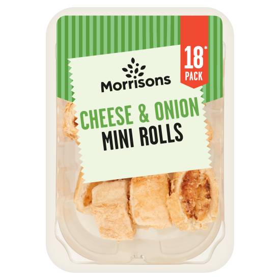 Morrisons Mini Cheese & Onion Rolls (18 pack)