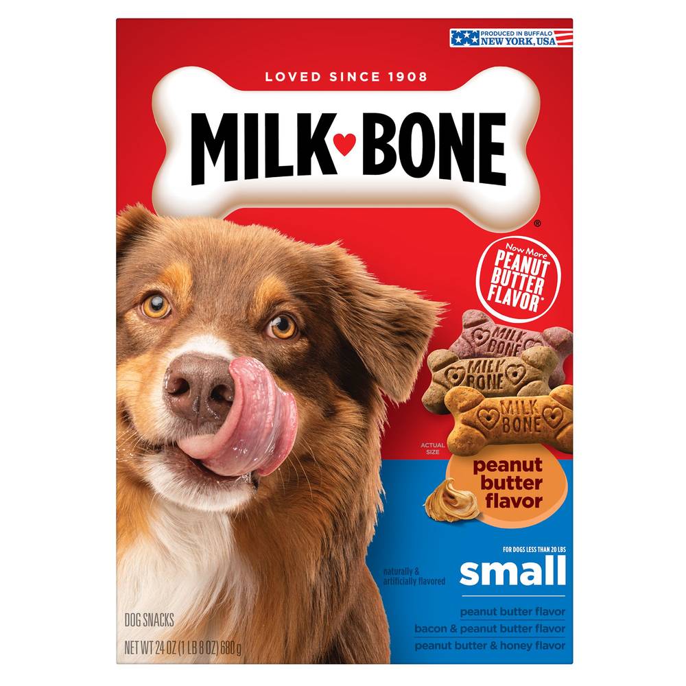 Milk-Bone Dog Treat All Ages Peanut Butter Honey Bacon (24 oz)