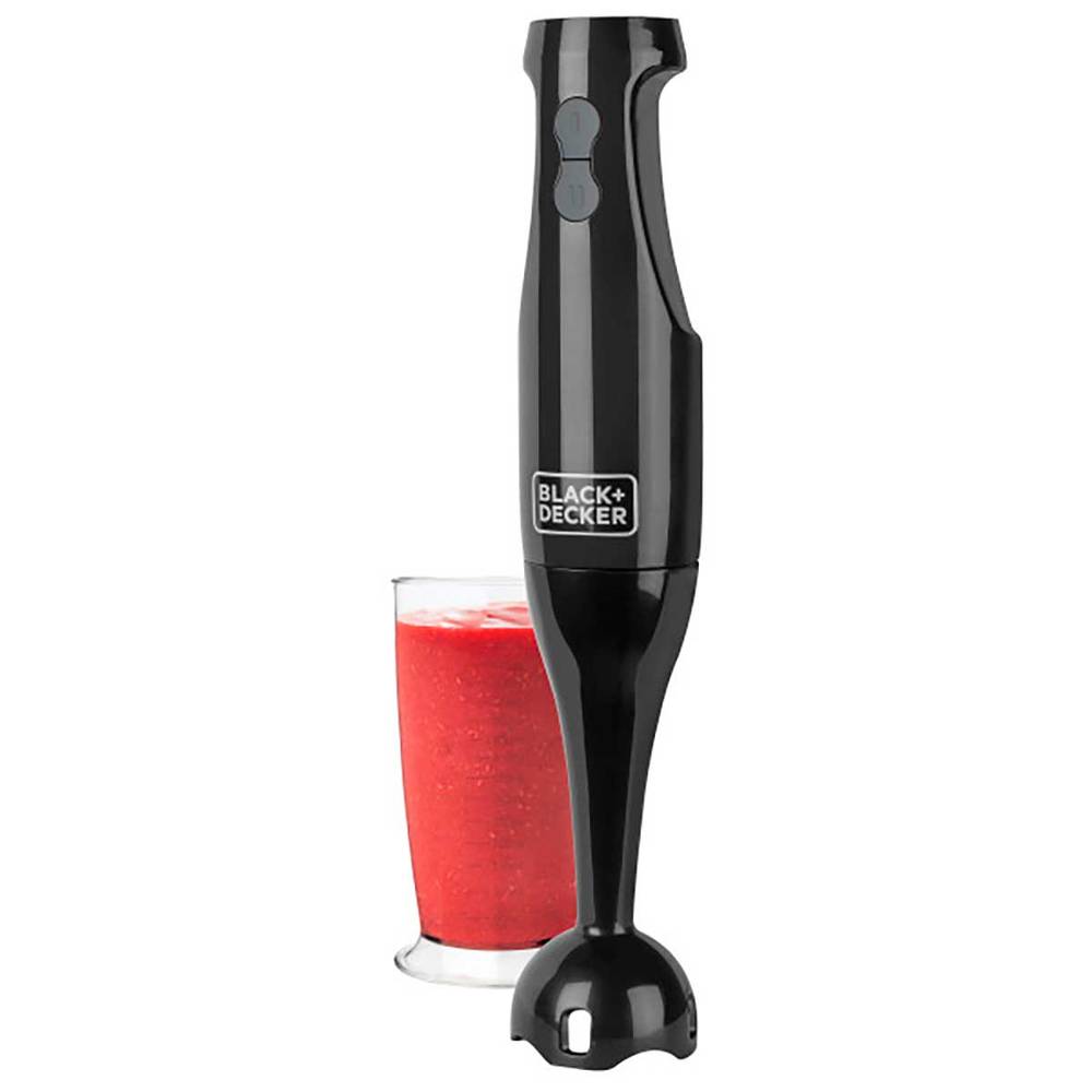 BLACK+DECKER · Batidora negra 2 velocidades, negro