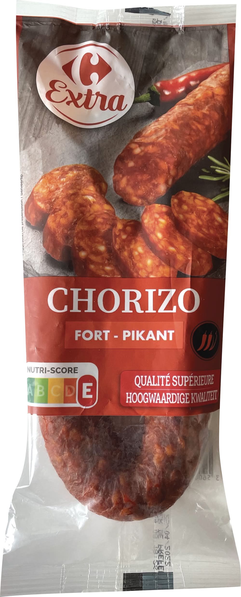 Carrefour Extra - Saucisse chorizo forte (225g)