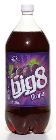 Big8 Boisson Gazeuse Raisins 2 L / Big 8 Soda Grape 2 L