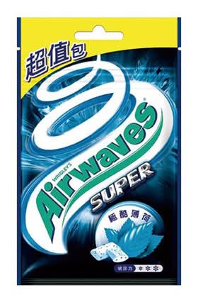 Airwaves Super重量包 - 極酷薄荷口味 (62 g)