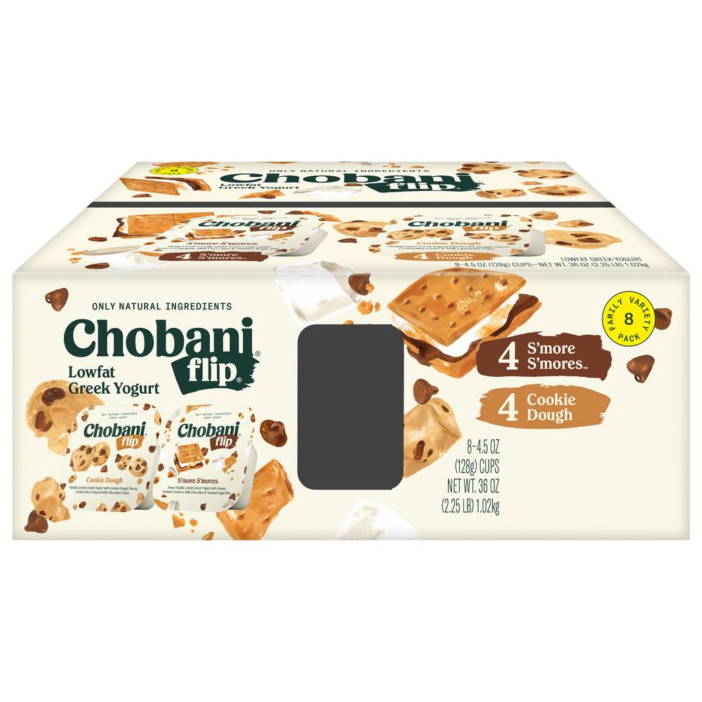 Chobani Flip Low-Fat Greek Yogurt (36 oz, 8 ct)