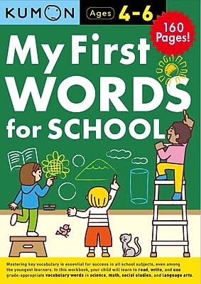 Kumon My First Words for School Acitivty Book