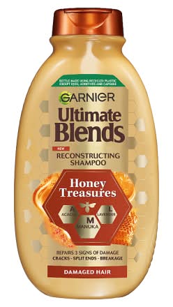 Garnier Ultimate Blends Honey Treasures With Acacia & Beeswax Shampoo (400ml)