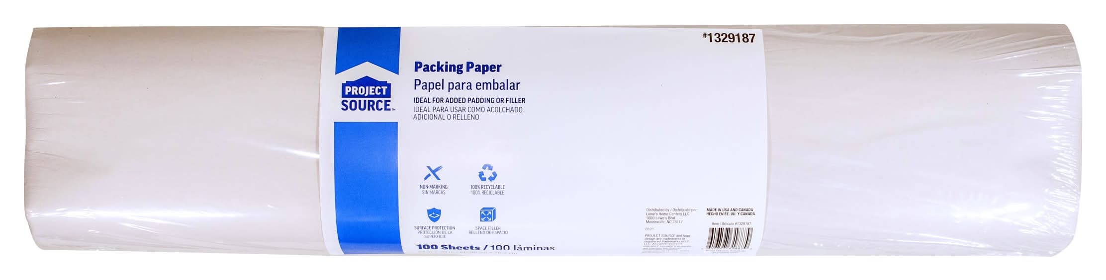Project Source 24-in x 30-in Packing paper