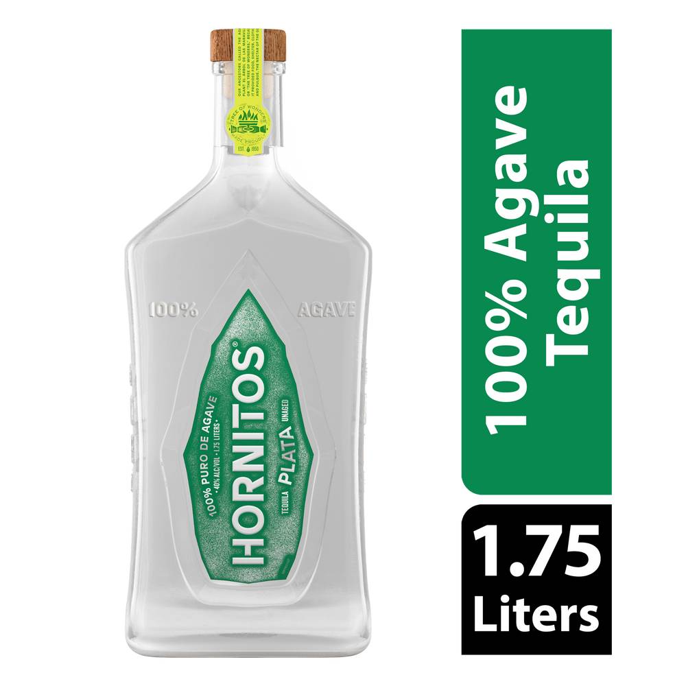 Hornitos Plata Tequila (1.75 L)