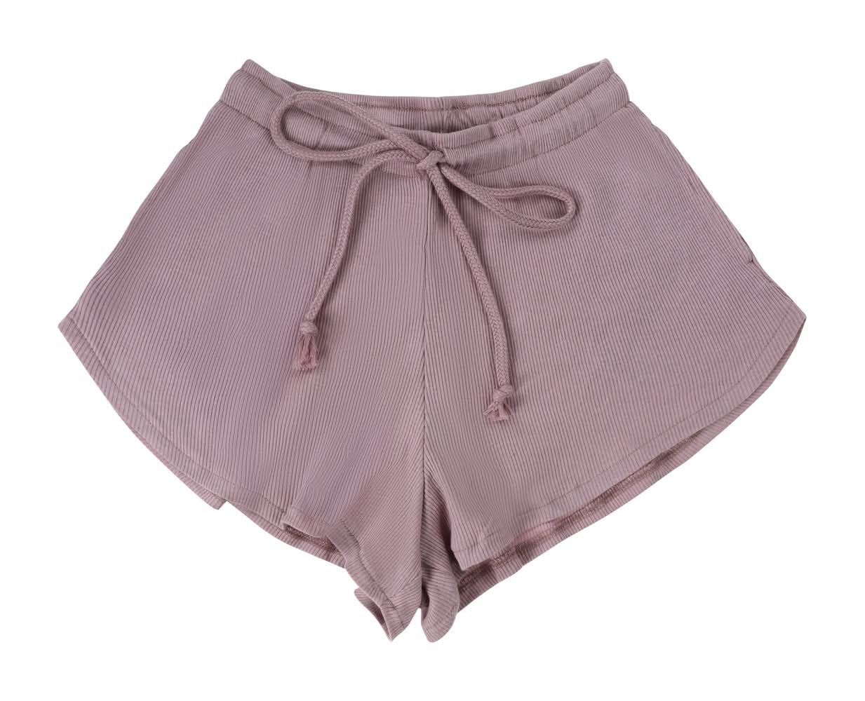 5B Style Juniors Rib Shorts Large Medium Pink, Women, Large, Medium Pink