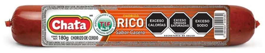 Chata · Chorizo rico sabor casero (180 g)
