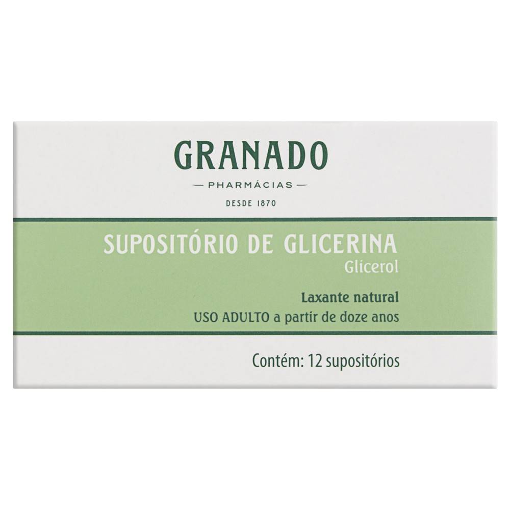 Granado laxante supositório de glicerina adulto (12x4g)