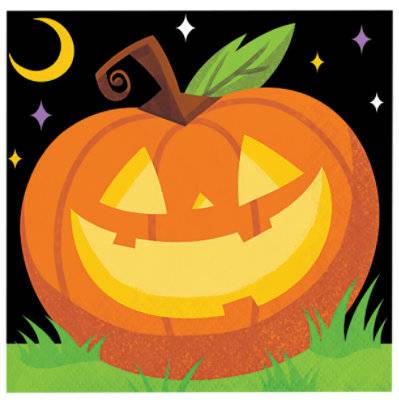 Signature Select Halloween Party Beverage Napkins - 16 Count