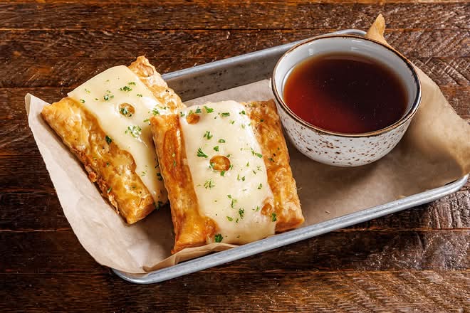 French Onion Pastry Puffs