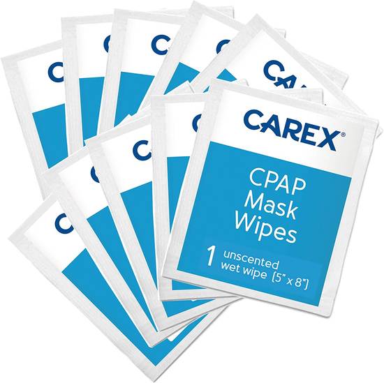 Carex CPAP Mask Wipes - Travel Pack, 10 ct
