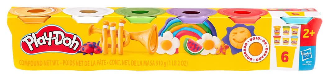 Play-Doh Non-Toxic Modeling Compound 6 Pk Assorted