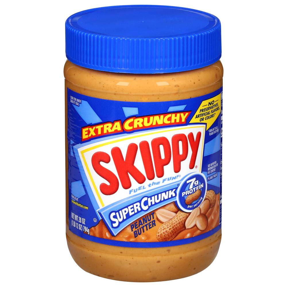 Skippy Super Chunk Extra Crunchy Peanut Butter