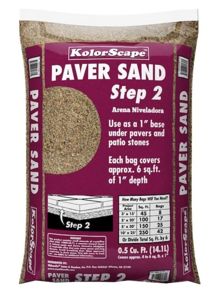 Kolor Scape Step 2 0.5 Cubic feet Tan/Brown Leveling paver sand