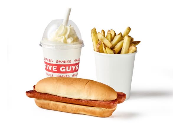 Kids Hot Dog with Shake