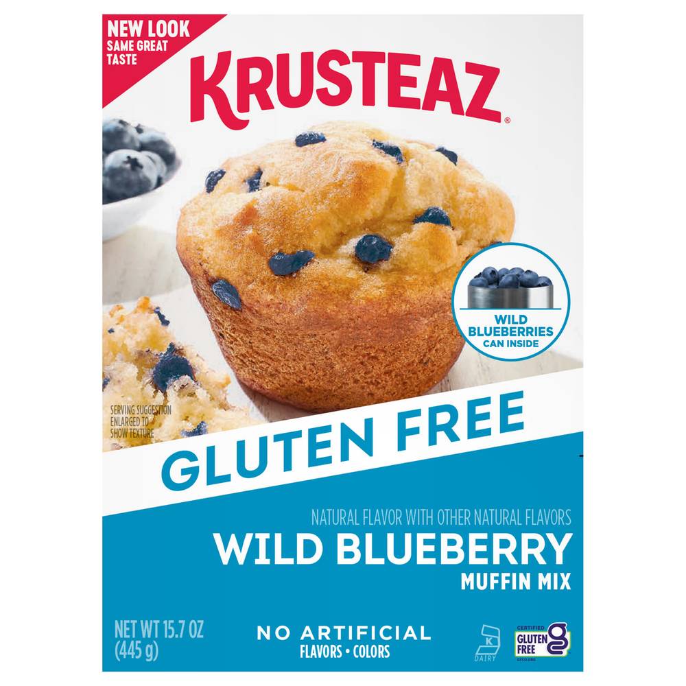 Krusteaz Gluten Free Wild Blueberry Muffin Mix (15.7 oz)