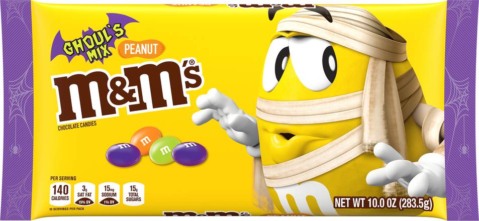 M&M's Ghoul's Mix Peanut Chocolate Candies (10 oz)