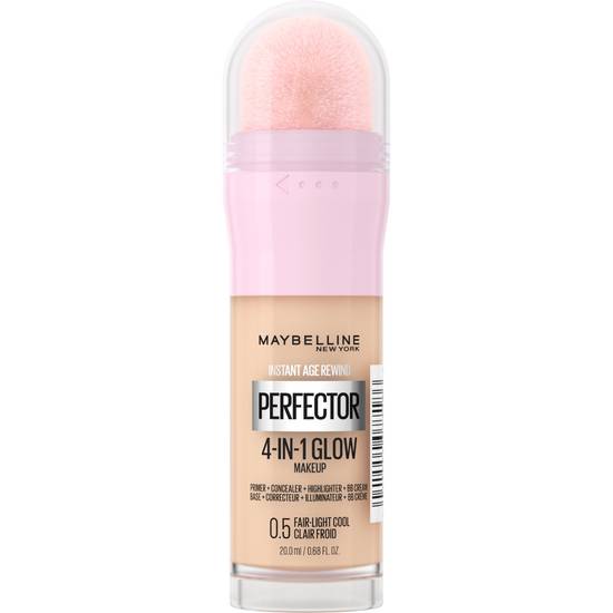Maybelline Instant Age Rewind Instant Perfector 4-In-1 Glow Makeup, Fair/Light Cool, 0.68 fl oz