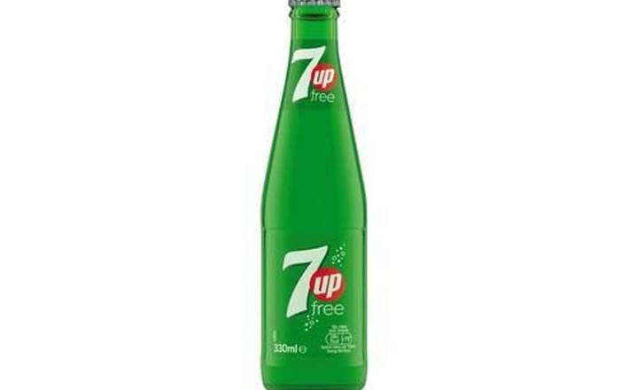 7UP Glass Bottle.