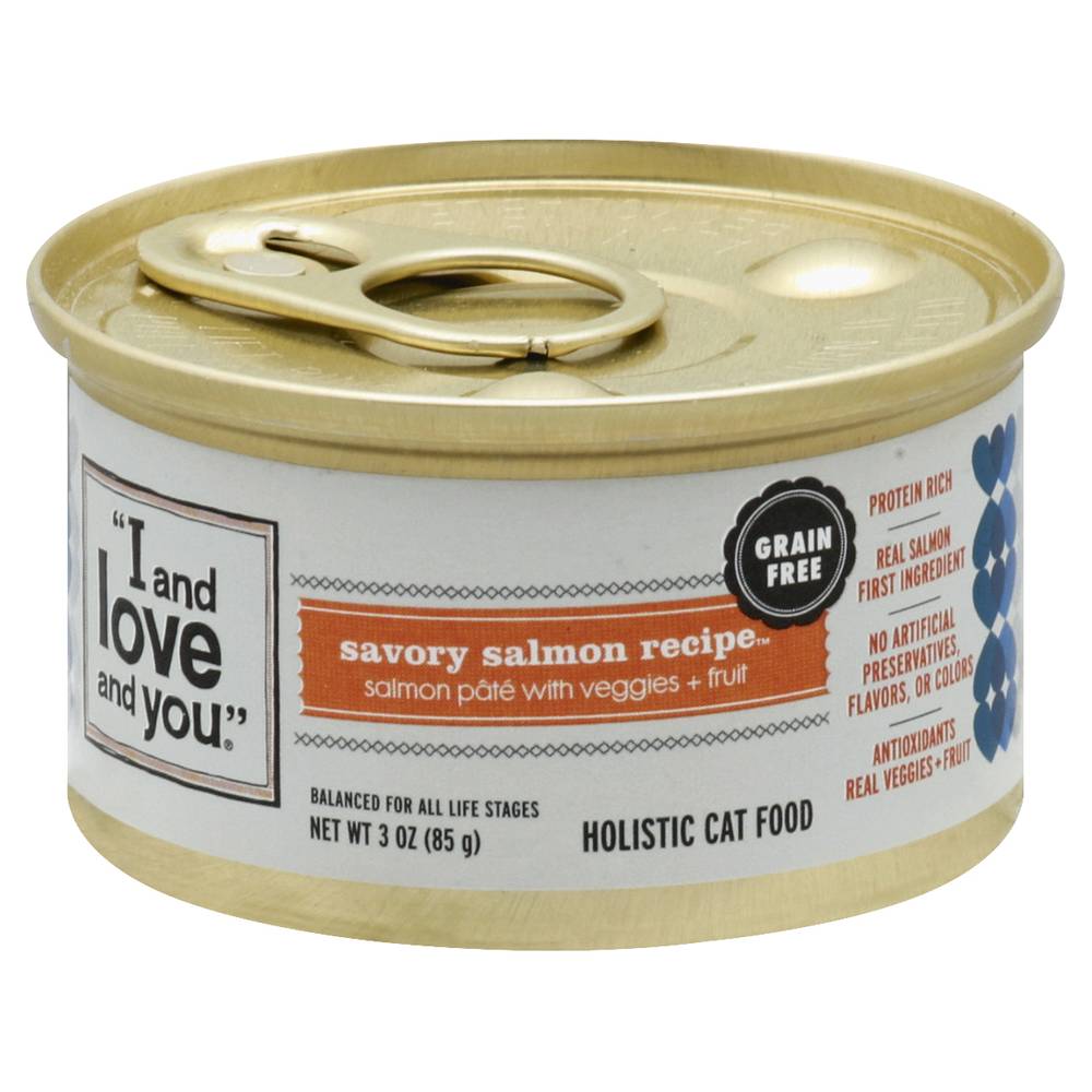 I and love and you Grain Free Savory Salmon Recipe Cat Food (3 oz)