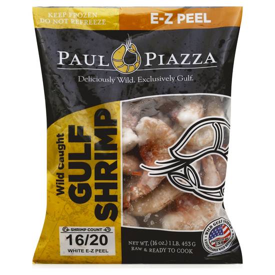 Paul Piazza Wild Caught Gulf Shrimp